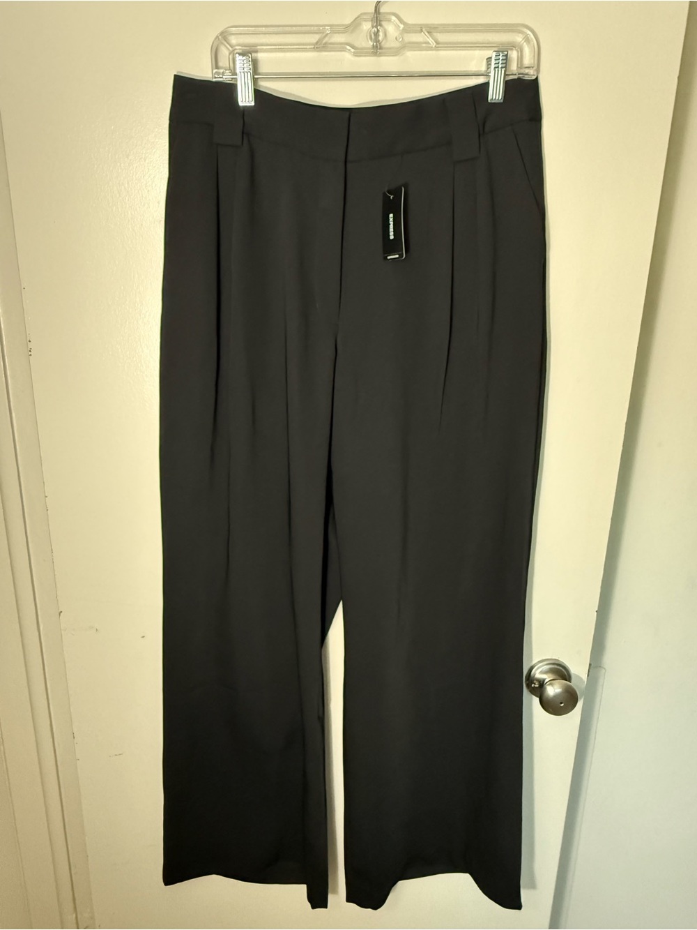 Express Black Wide Leg Dress Pants